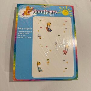 Care Bears Colorful Baby Afghan Kit VTG Vintage Craft